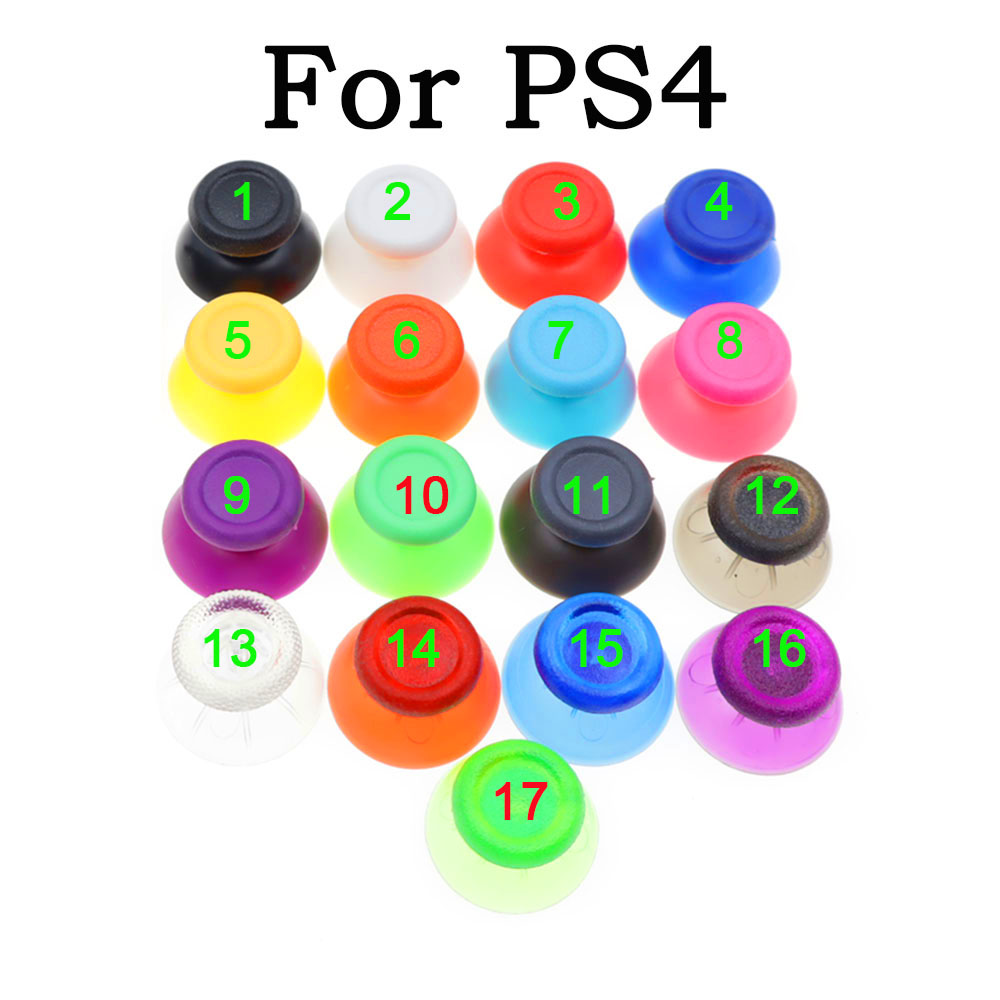 Thumb Grip Joystick - 10 個 PS4 プロスリムコントローラー用 3D アナログジョイスティック親指スティックグリップキャップサムスティックカバーキノコキャップ交換部品
