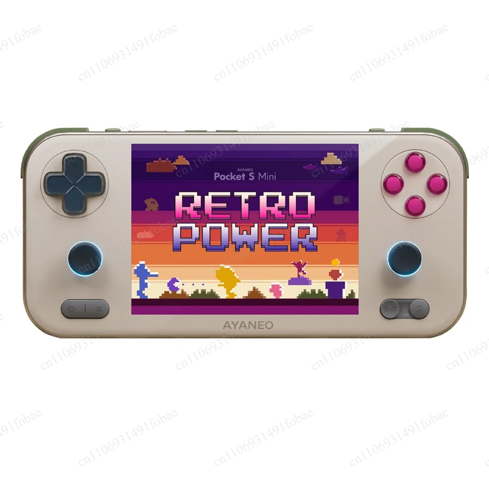 Gaming Console Handheld Retro - AYANEO Pocket S ミニレトロハンドヘルドゲーム機、4.2インチ 4:3 LCD
