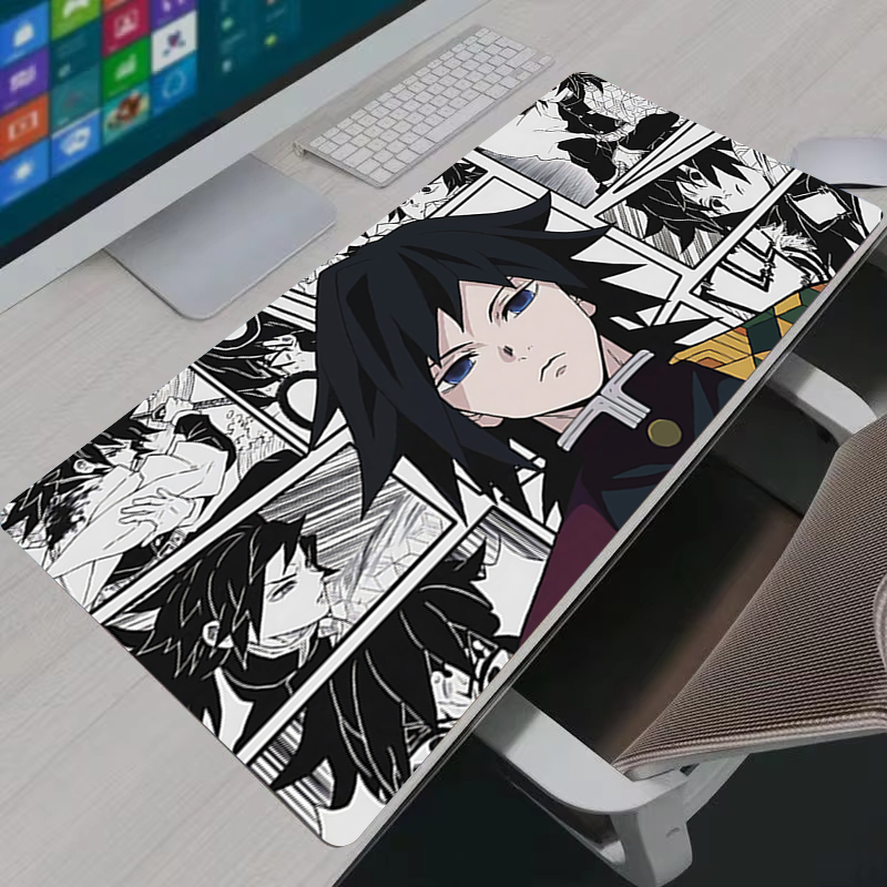 Pad Gaming Console - マウスパッド XXL ゲーマーアニメ大型 PC キャビネットゴムカーペットトミオカギユデスクマットコンピュータゲームアクセサリーブラックマウスパッド