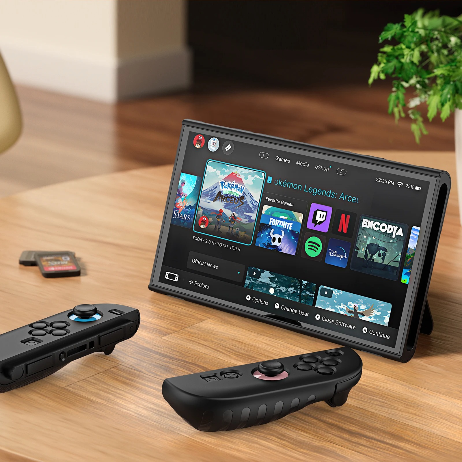 Gaming Console Nintendo Switch 2 - TPU+PC製保護ケース ハンドシェル 落下防止 ハンドヘルドゲーム機ケース 滑り止め フルプロテクションシェル