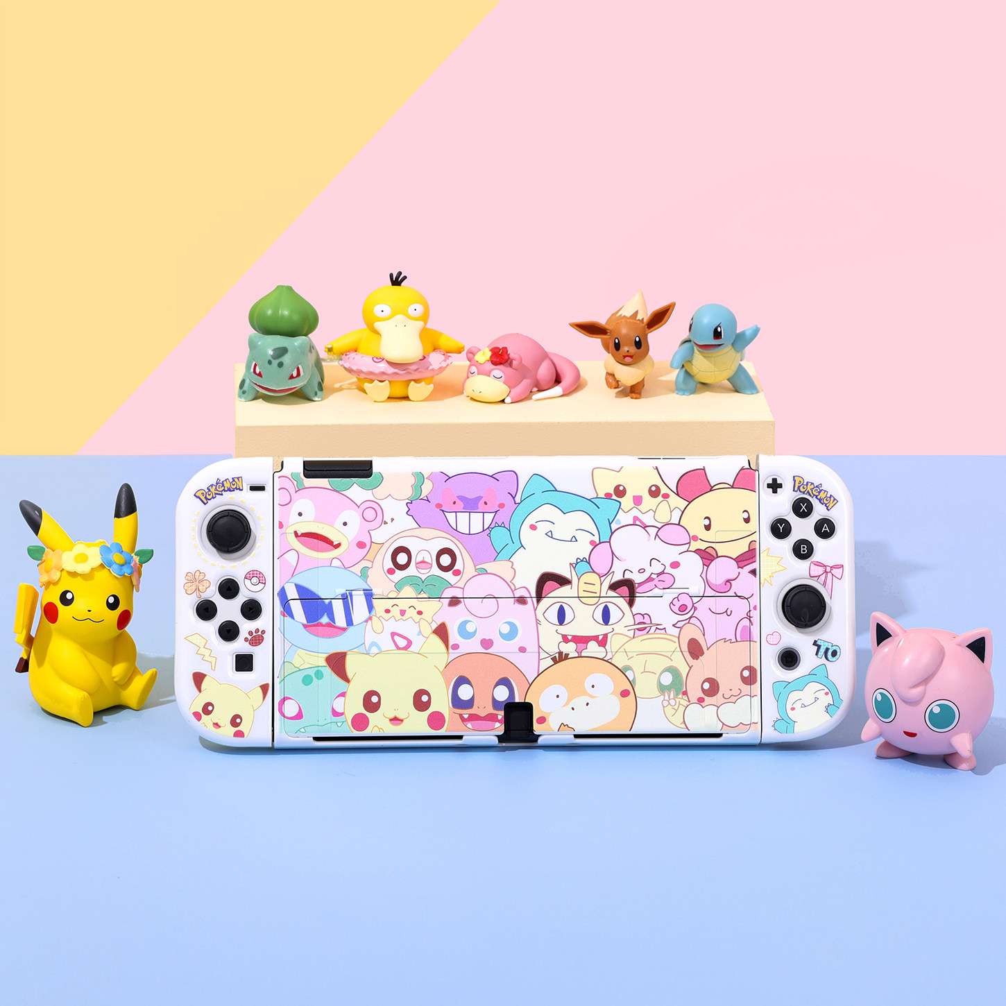 Gaming Console Nintendo Switch 2 - 漫画スイッチ2分割保護ケース ニンテンドースイッチ2/OLED対応 かわいい耐衝撃NS Joy-Conケース ゲーム機アクセサリー