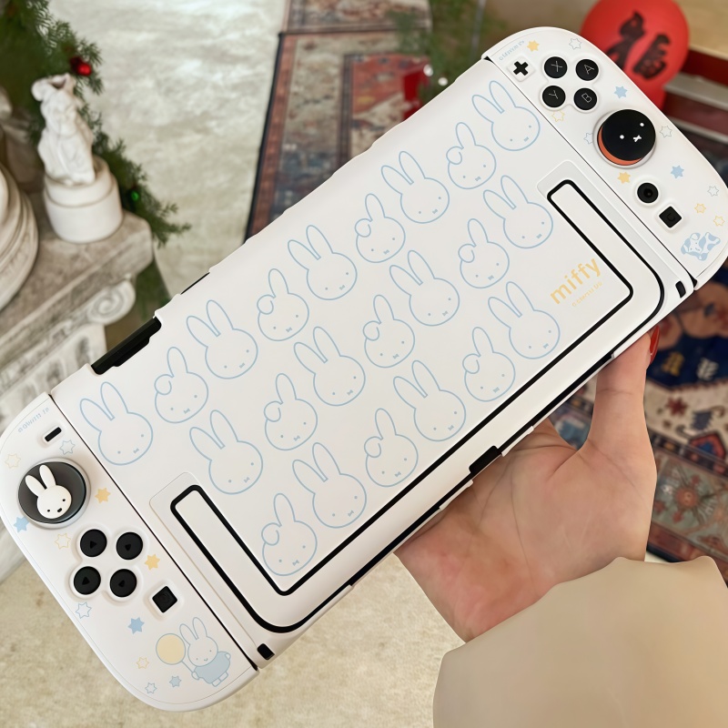 Thumb Grip Joystick - Geekshare ミッフィー スイッチ 2 保護ケース半透明親指ボタンキャップアニメゲーム周辺機器大人のゲーム愛好家へのギフト
