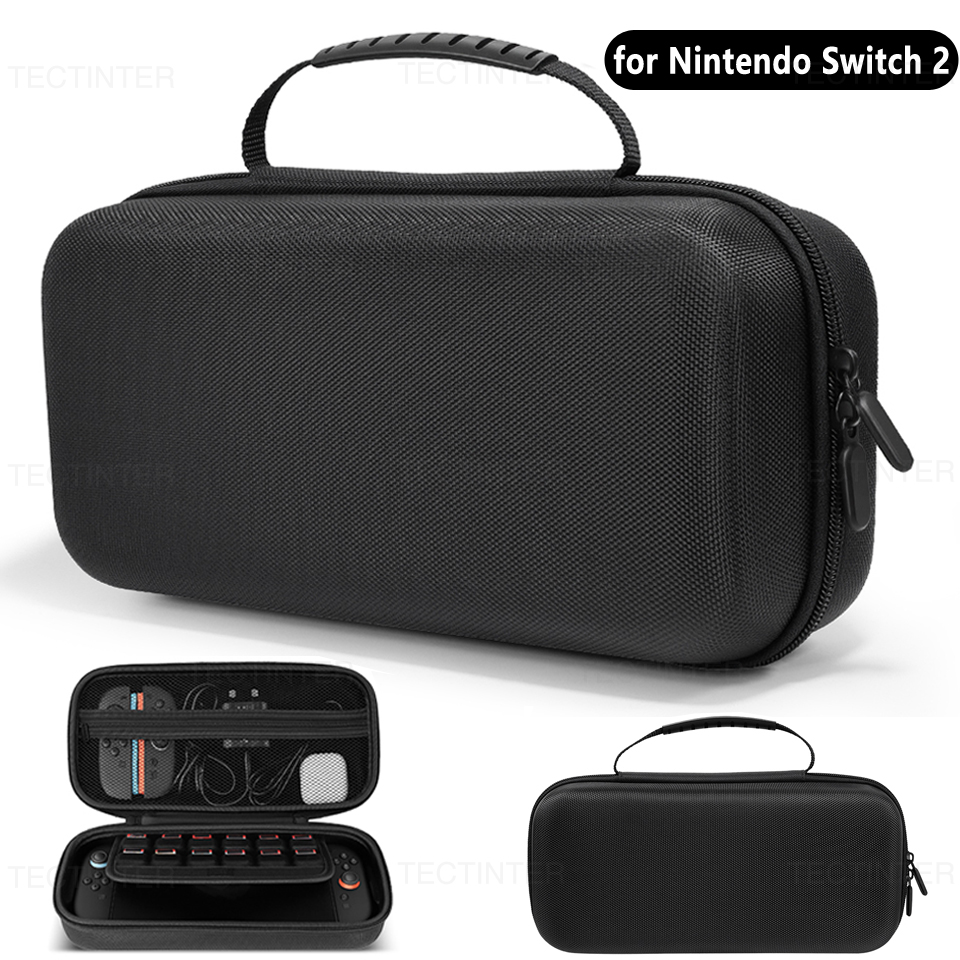 Gaming Console Nintendo Switch 2 - ニンテンドースイッチ 2 コンソール用ポータブルキャリングケース大容量収納トラバル保護 EVA ハードバッグシェルスイッチ 2