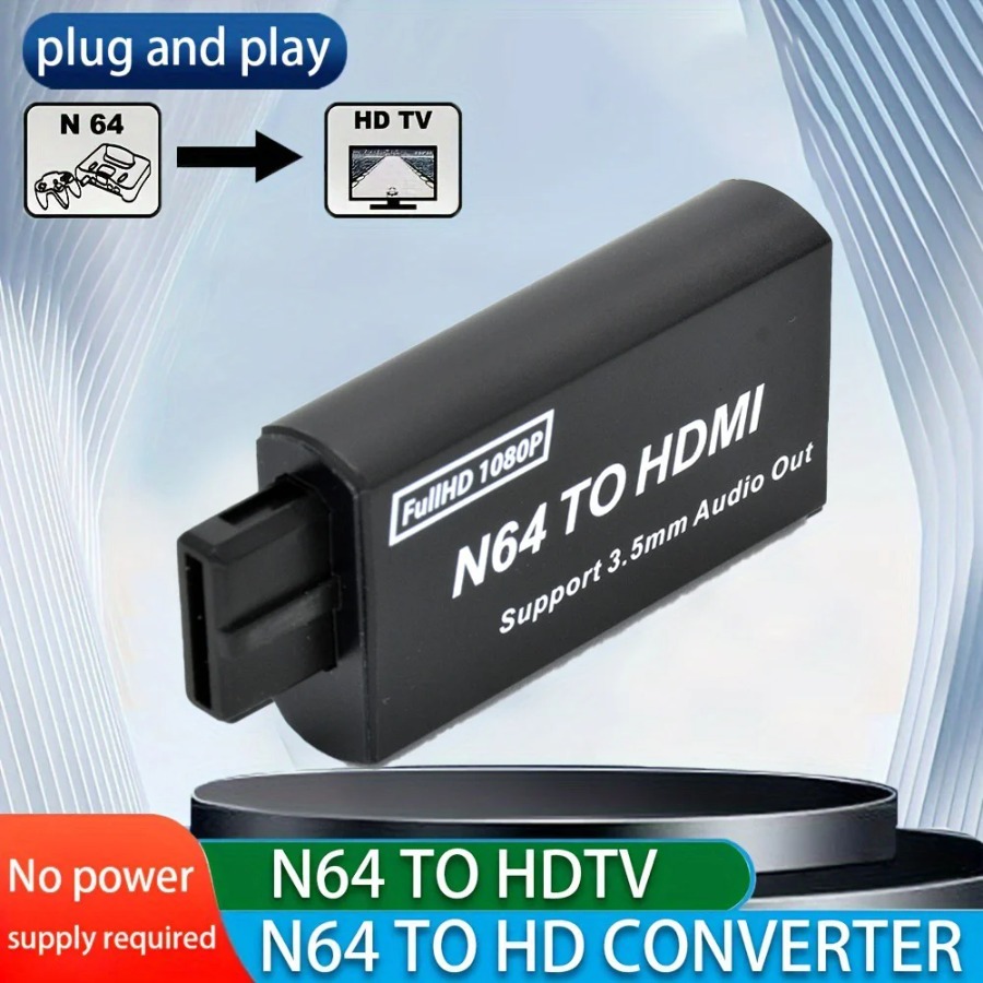 Grwibeou 1080P N64 to HDMI 互換コ - Gaming Console Nintendo のレビューと価格