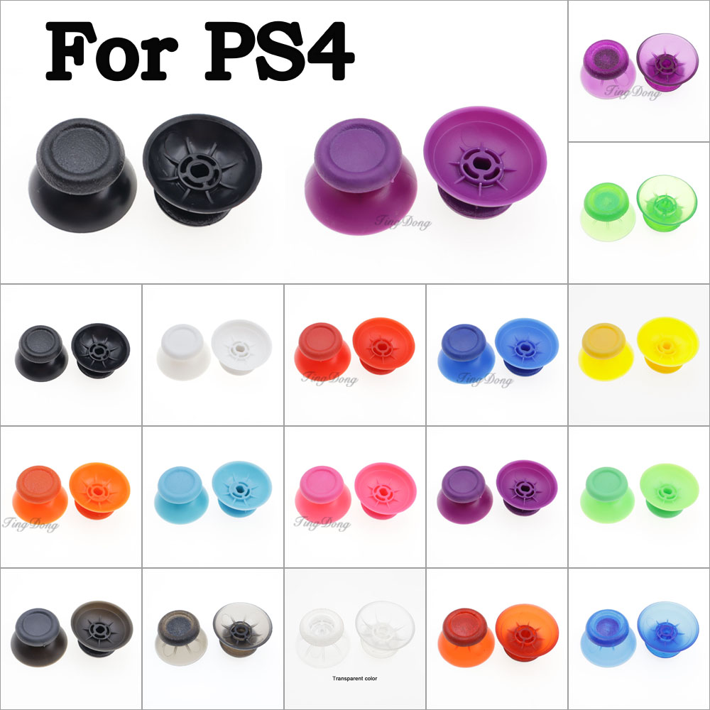 10 個 PS4 プロスリムコントローラー用 3D アナログ - Thumb Grip Joystick のレビューと価格