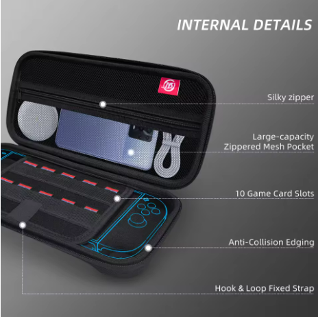 Switch 2 ゲーム機用ポータブルトラベルキャリングケー - Gaming Console Nintendo Switch 2 のレビューと価格