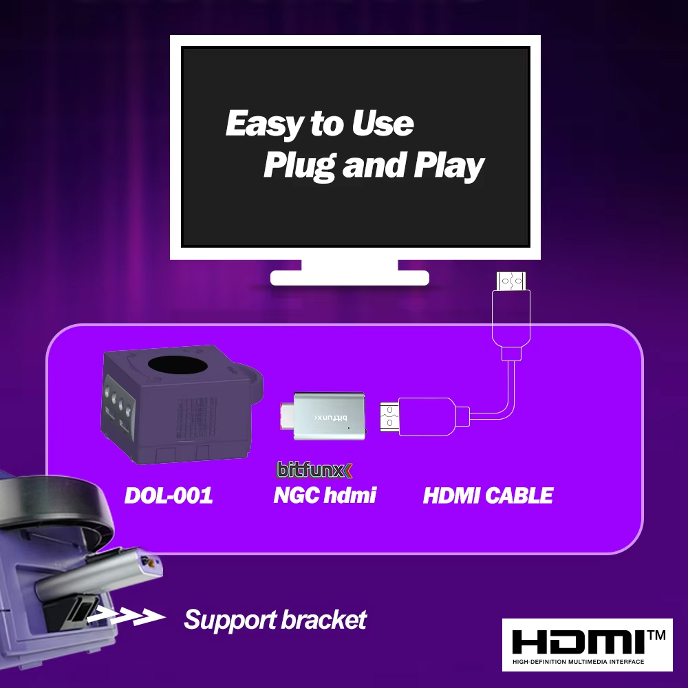 ビットファンクス GC ビデオ HDMI ™   アダプター - Gaming Console Nintendo のレビューと価格