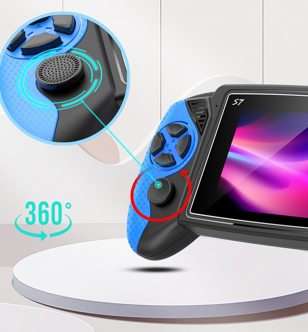 S7 レトロハンドヘルドゲーム機 3.5インチ液晶画面 62 - Gaming Console Handheld Retro のレビューと価格