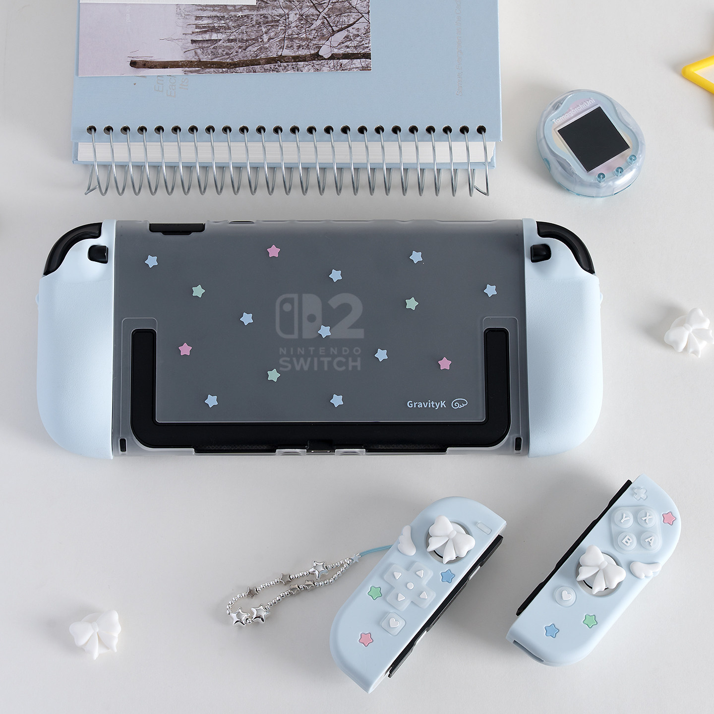 オリジナル保護ケーススイッチ 2 Oled Ns スターボウ - Thumb Grip Joystick のレビューと価格