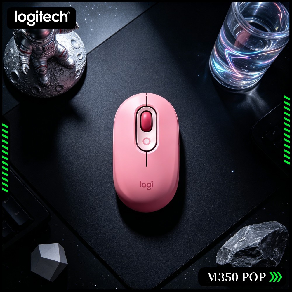環境に優しいロジクールM350 POPマウス、再生プラスチッ - Gaming Console Logitech のレビューと価格