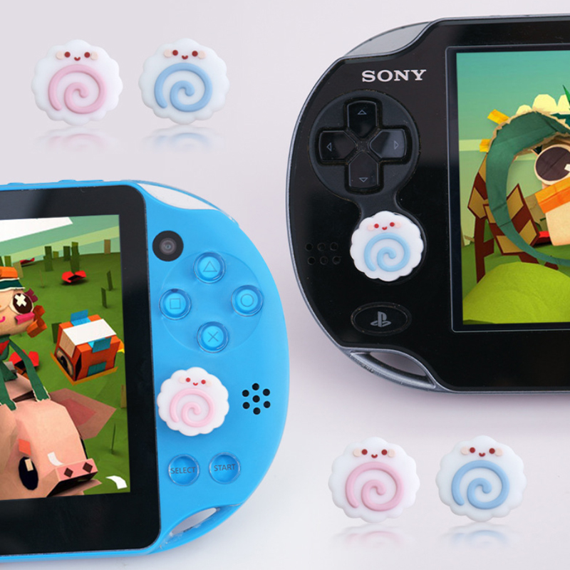 4 個イチゴソフト親指スティックグリップキャップジョイスティ - Thumb Grip Joystick のレビューと価格