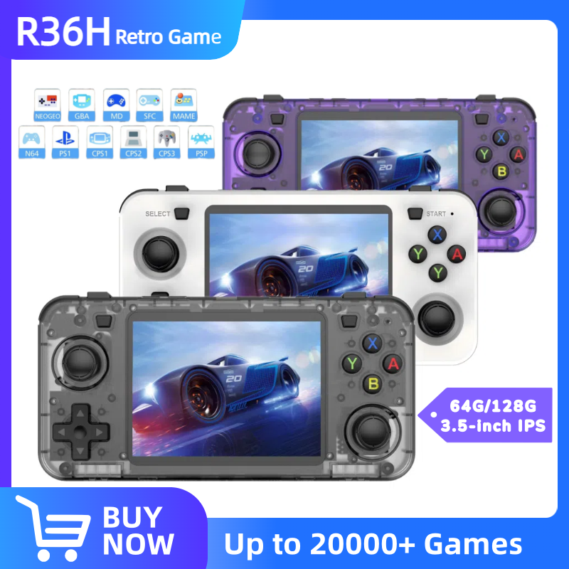 R36H レトロハンドヘルドゲーム機 Linuxシステム搭載 - Gaming Console Handheld Retro のレビューと価格