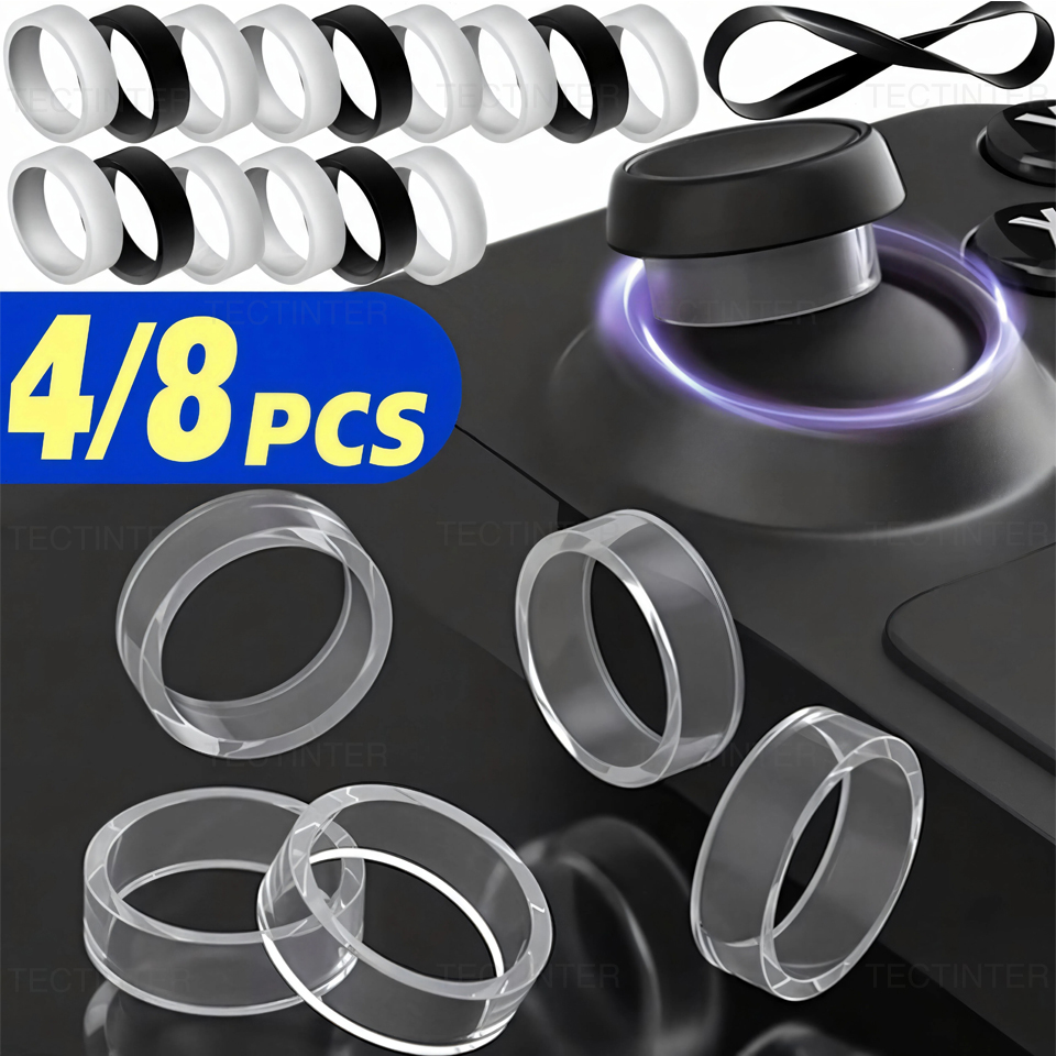 4/8 個の弾性保護ジョイスティックゴムリング PS5/PS - Gaming Console Best のレビューと価格