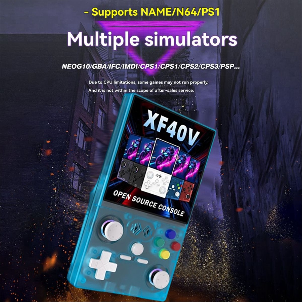 A86G NEW XF40V レトロハンドヘルドゲーム機 4 - Gaming Console Handheld Retro のレビューと価格