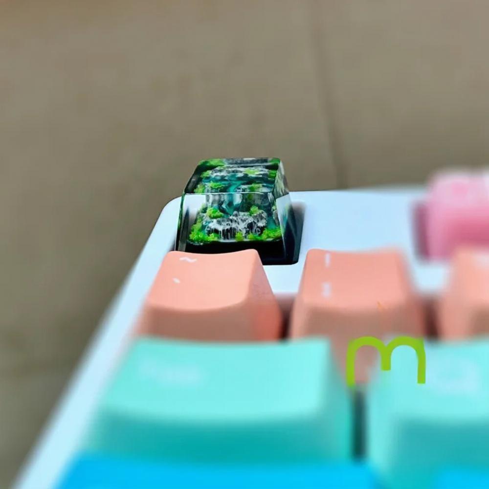 山と海キーキャップ職人技樹脂製豪華DIY PCゲーマーメカニ - Pad Gaming Console のレビューと価格