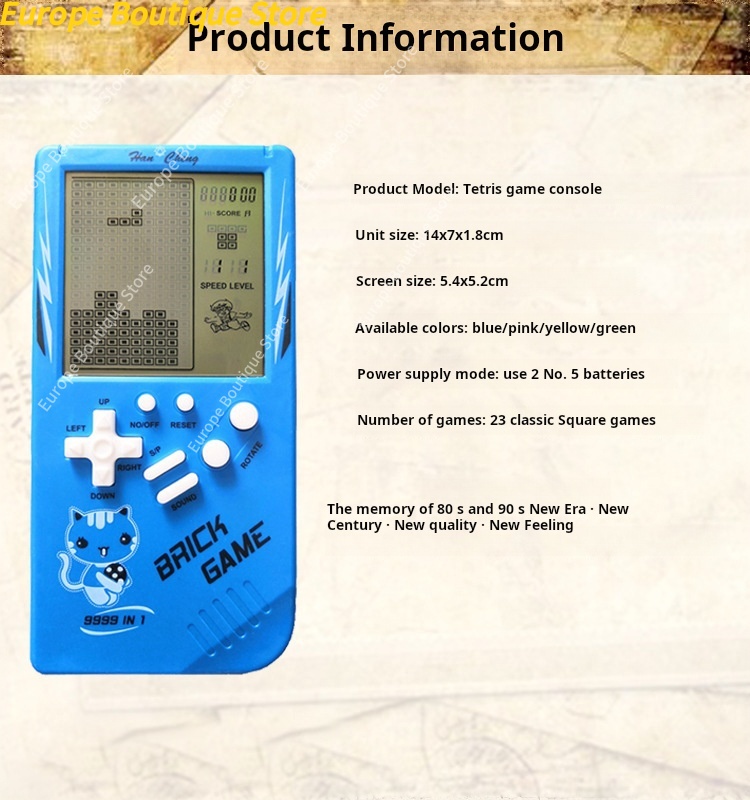 大画面キッズハンドヘルドゲーム機レトロクラシック電子ゲームお - Gaming Console Handheld Retro のレビューと価格