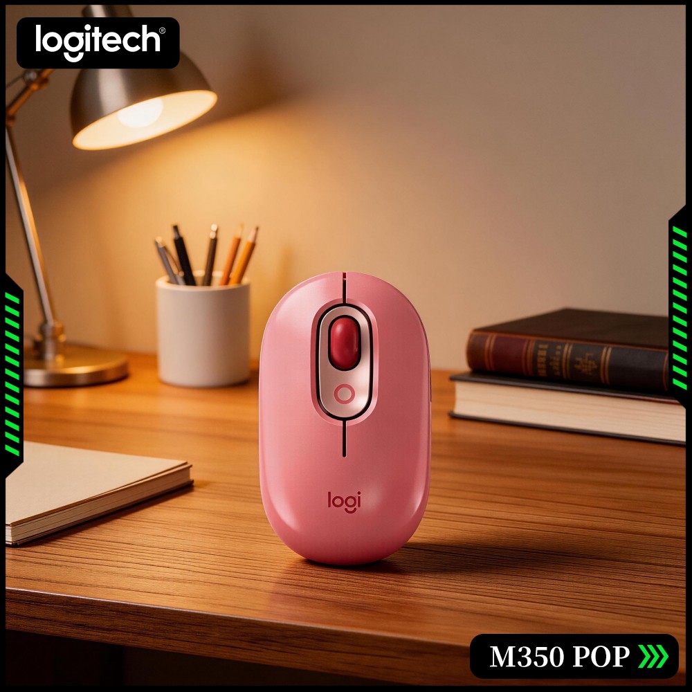 環境に優しいロジクールM350 POPマウス、再生プラスチッ - Gaming Console Logitech のレビューと価格